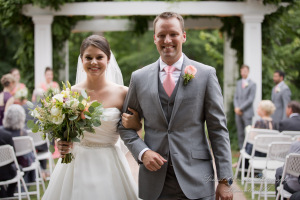 Laura & Chris at Wellers East Garden Saline MI wedding photography