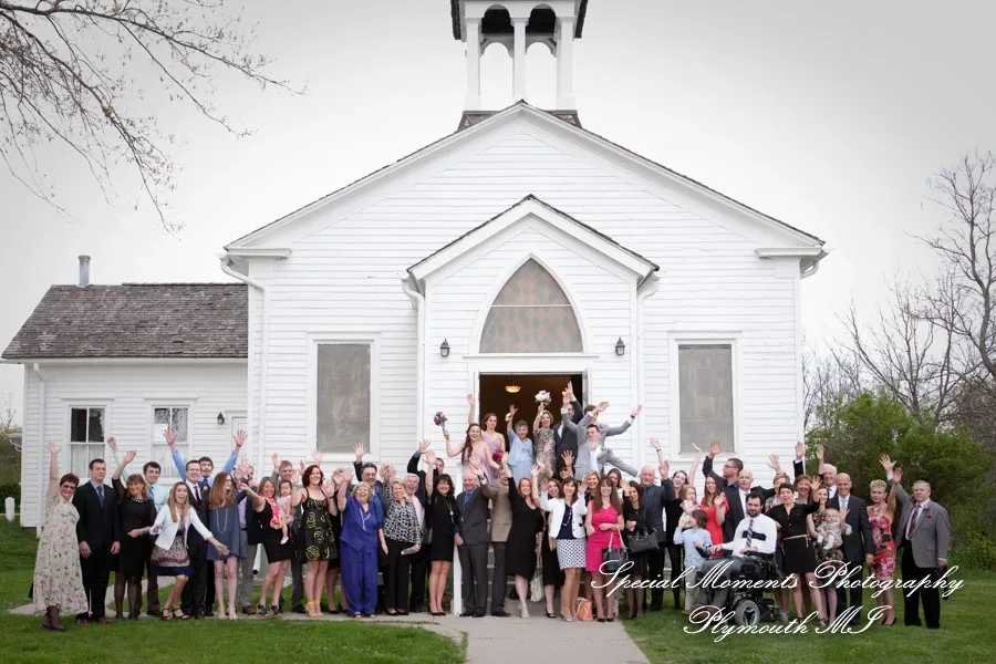 Greenmead Church Livonia MI wedding photography