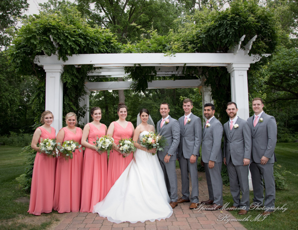 Laura & Chris at Wellers East Garden Saline MI wedding photography
