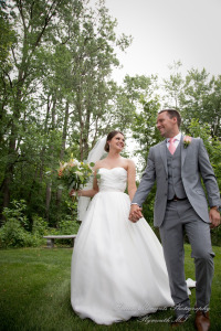 Laura & Chris at Wellers East Garden Saline MI wedding photography