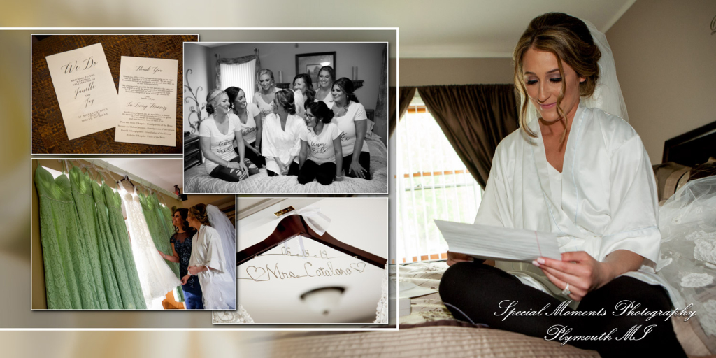 Coffee Table Design - jay & Janelle at St. Kieran Catholic Shelby Twp. MI wedding album photography