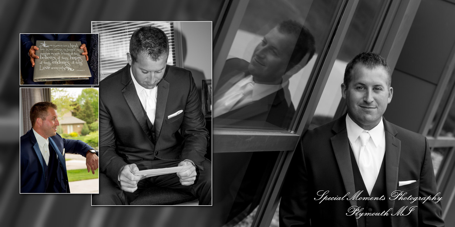 Coffee Table Design - jay & Janelle at St. Kieran Catholic Shelby Twp. MI wedding album photography