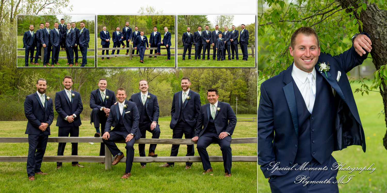 Coffee Table Design - jay & Janelle at St. Kieran Catholic Shelby Twp. MI wedding album photography