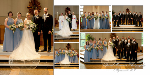 Scott & Emily at Prince of Peace Lutheran Portage MI wedding album photography