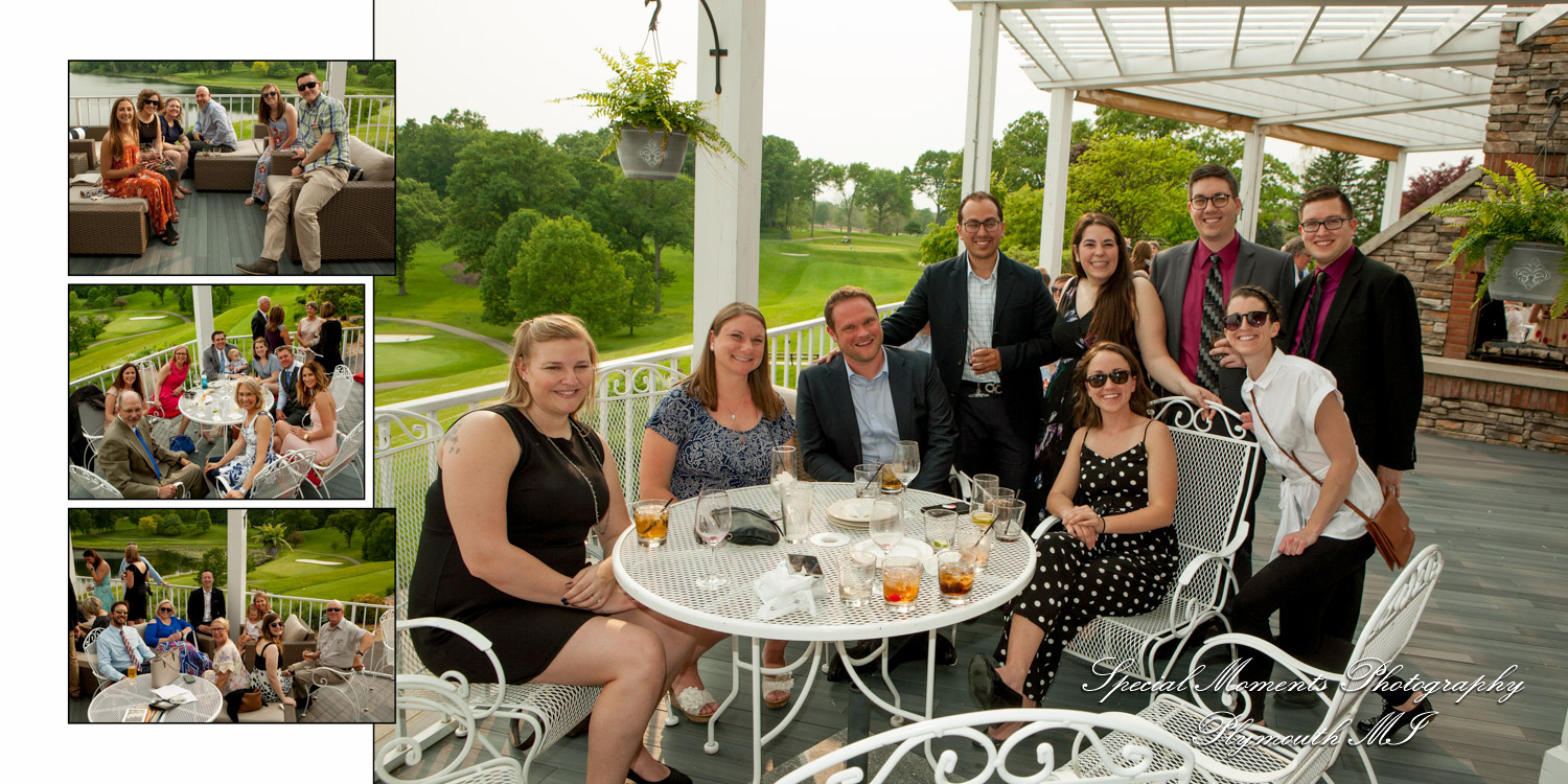 Scott & Emily at Kalamazoo Country Club MI wedding album photography