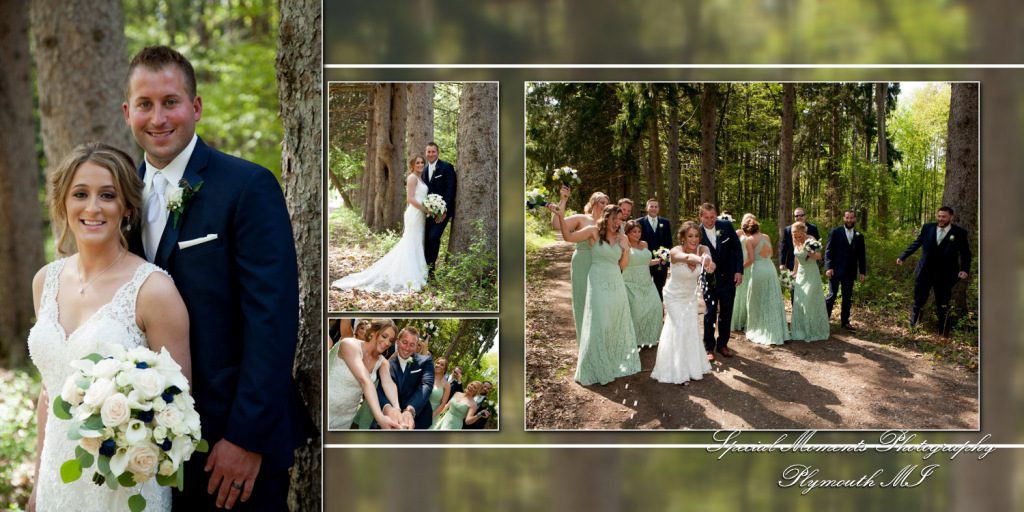 Coffee Table Design - jay & Janelle at Indianwood Golf Country Club Lake Orion MI wedding album photography