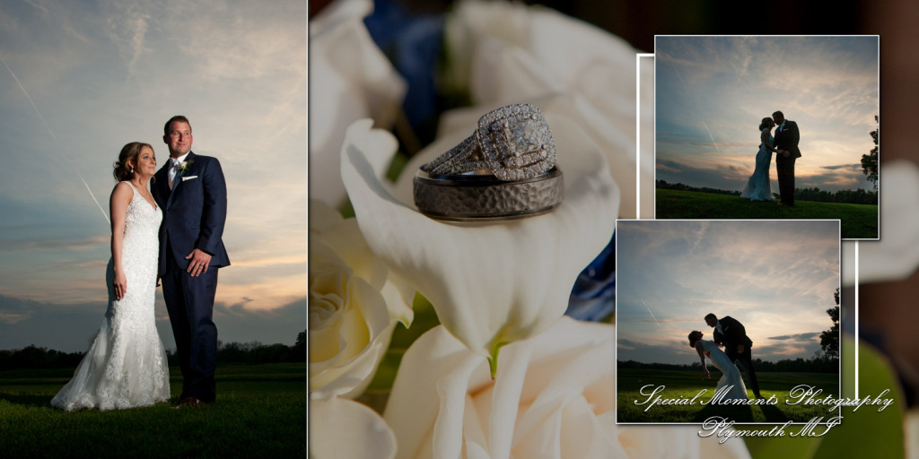 Coffee Table Design - jay & Janelle at Indianwood Golf Country Club Lake Orion MI wedding album photography