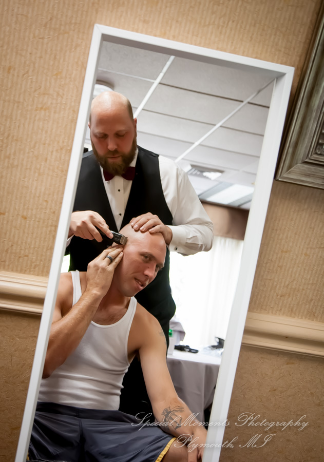 Tiffany & Scott at Camp Agawam Lake Orion MI wedding photography