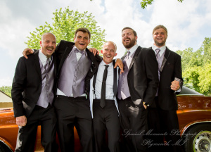 Alyssa & Tyler at Moose Ridge Golf Course South Lyon MI wedding photography