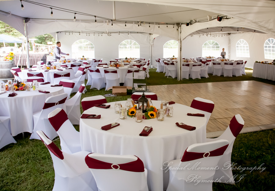 Tiffany & Scott at Camp Agawam Lake Orion MI wedding photography