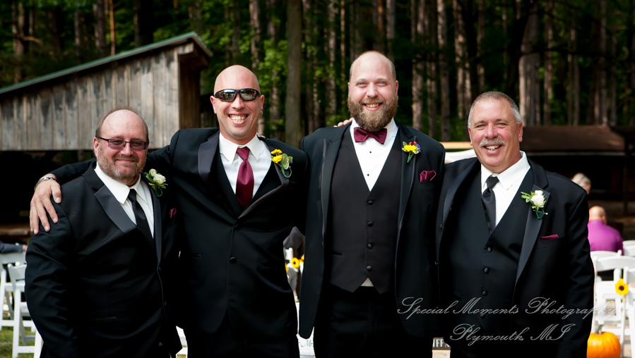 Tiffany & Scott at Camp Agawam Lake Orion MI wedding photography