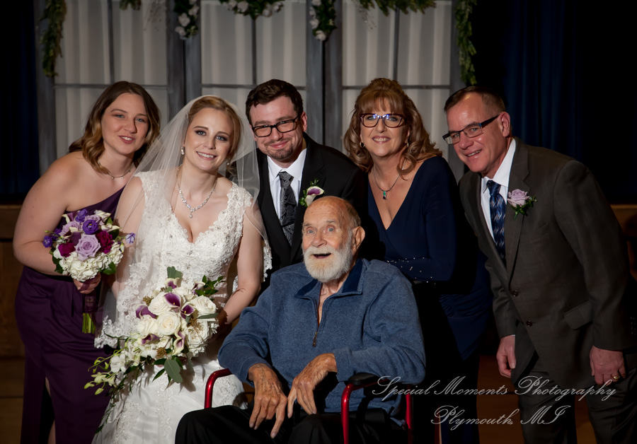 Jennifer & Peter at Church of Later Day Saints Westland MI wedding photography