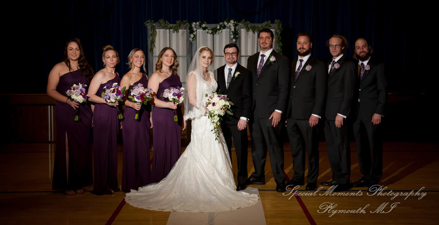 Jennifer & Peter at Church of Later Day Saints Westland MI wedding photography