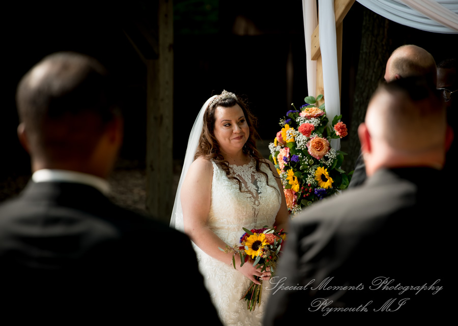Tiffany & Scott at Camp Agawam Lake Orion MI wedding photography