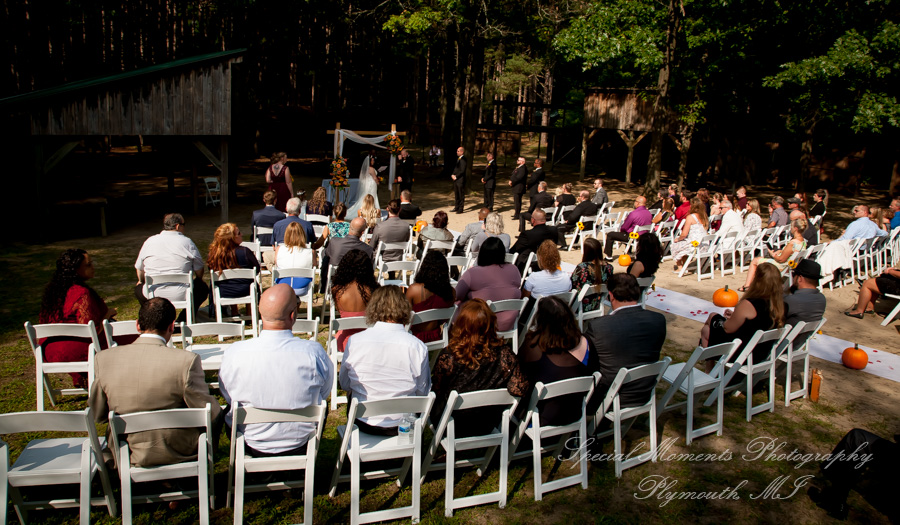 Tiffany & Scott at Camp Agawam Lake Orion MI wedding photography