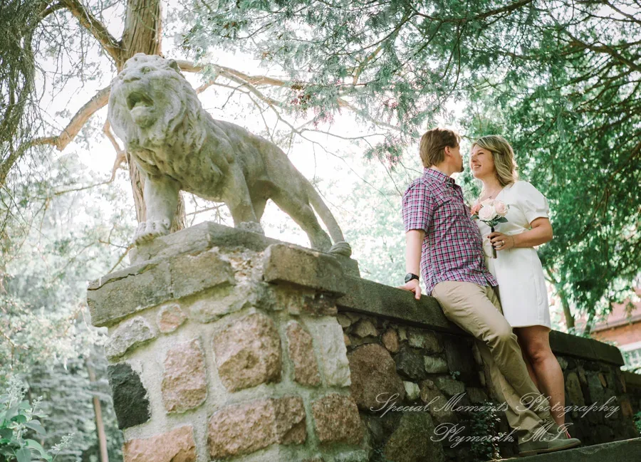 Cranbrook House & Gardens Bloomfield Hills MI wedding photograph