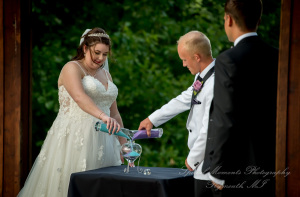 Alyssa & Tyler at Moose Ridge Golf Course South Lyon MI wedding photography