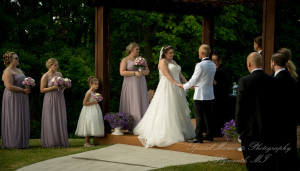 Alyssa & Tyler at Moose Ridge Golf Course South Lyon MI wedding photography