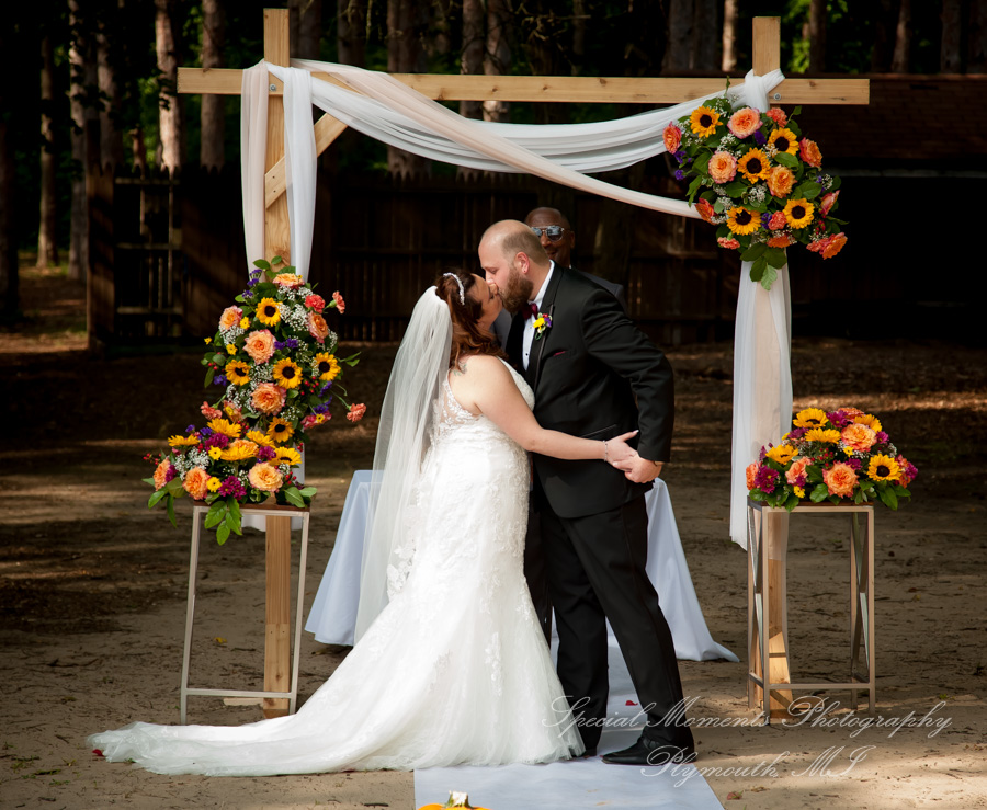 Tiffany & Scott at Camp Agawam Lake Orion MI wedding photography