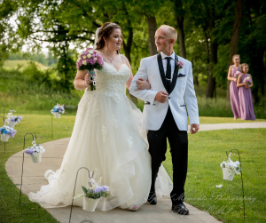 Alyssa & Tyler at Moose Ridge Golf Course South Lyon MI wedding photography