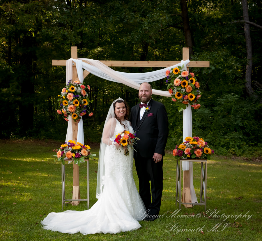 Tiffany & Scott at Camp Agawam Lake Orion MI wedding photography