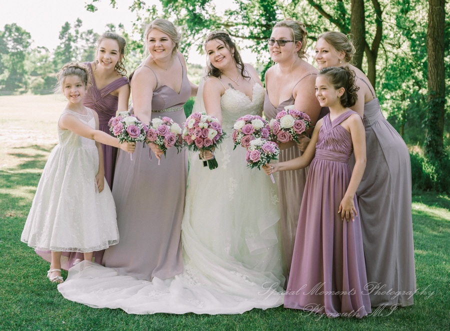 Alyssa & Tyler at Moose Ridge Golf Course South Lyon MI wedding photography