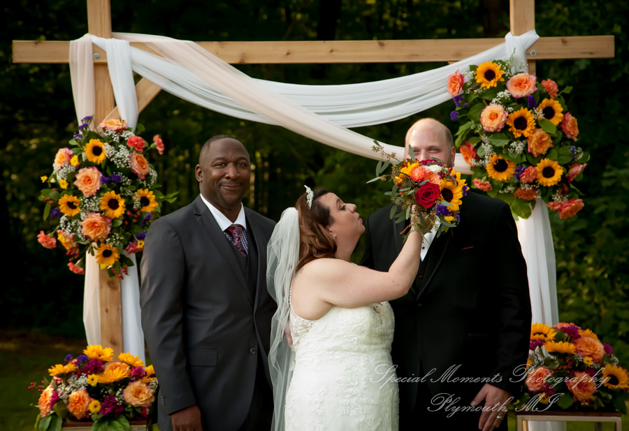 Tiffany & Scott at Camp Agawam Lake Orion MI wedding photography
