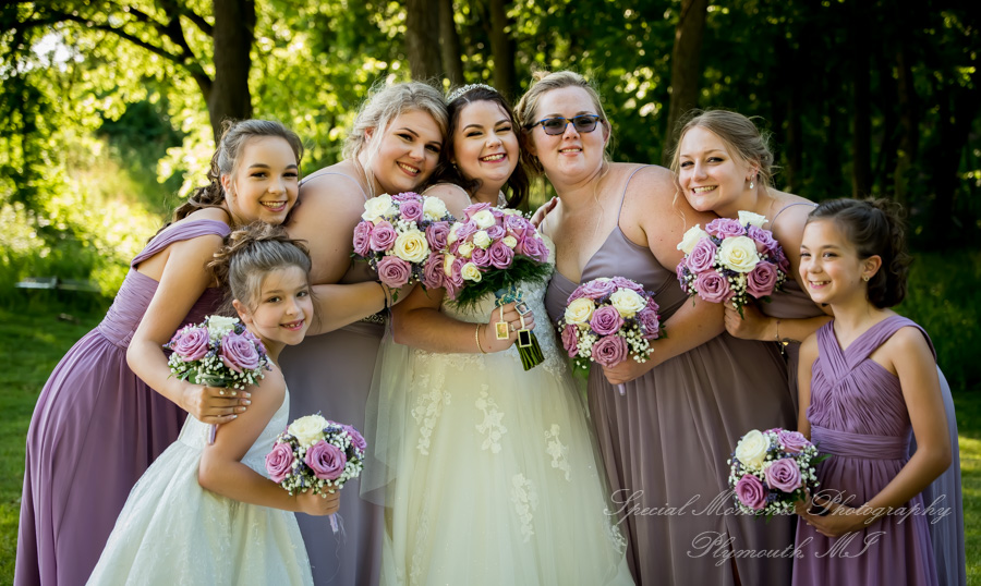Alyssa & Tyler at Moose Ridge Golf Course South Lyon MI wedding photography