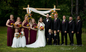 Tiffany & Scott at Camp Agawam Lake Orion MI wedding photography