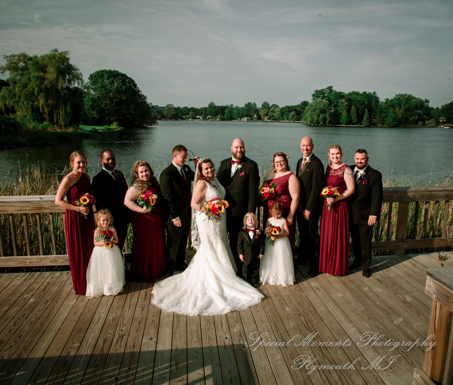 Tiffany & Scott at Camp Agawam Lake Orion MI wedding photography