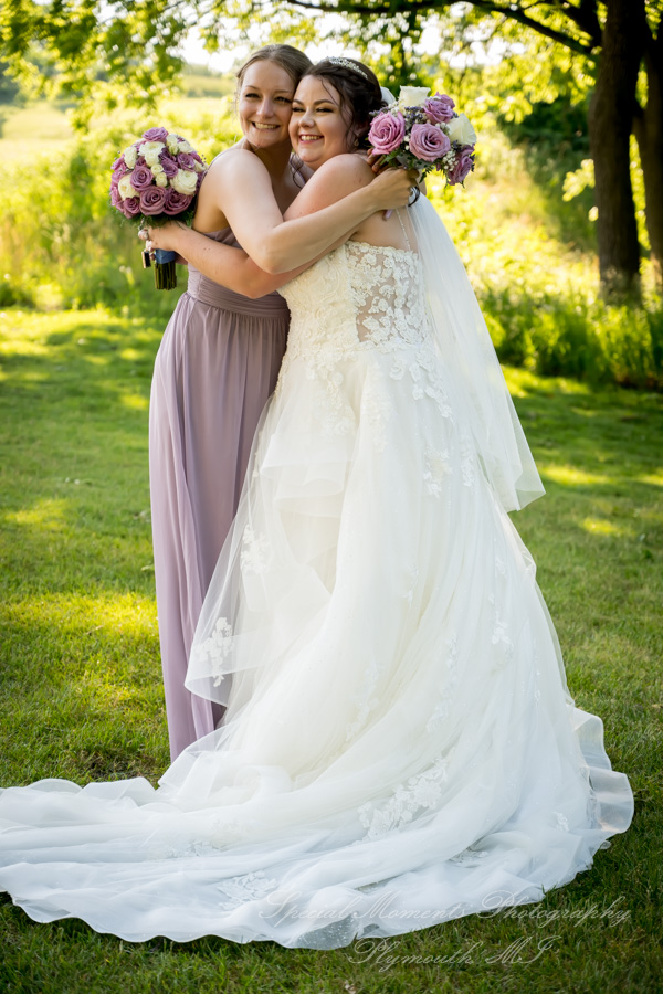 Alyssa & Tyler at Moose Ridge Golf Course South Lyon MI wedding photography