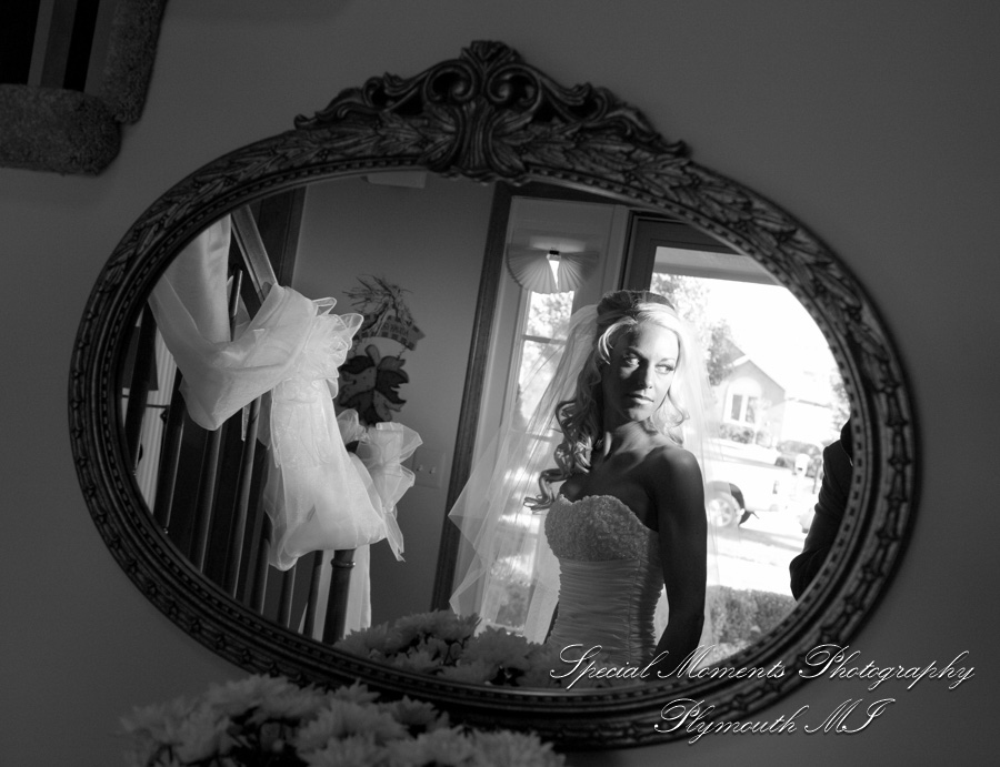 Christopher & Lisa at St. Ambrose Catholic Grosse Pointe Farms MI wedding photography