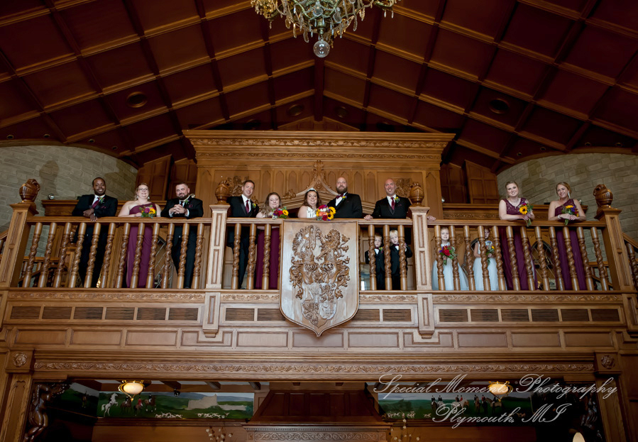 Tiffany & Scott at Camp Agawam Lake Orion MI wedding photography