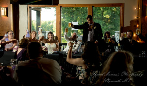 Alyssa & Tyler at Moose Ridge Golf Course South Lyon MI wedding photography