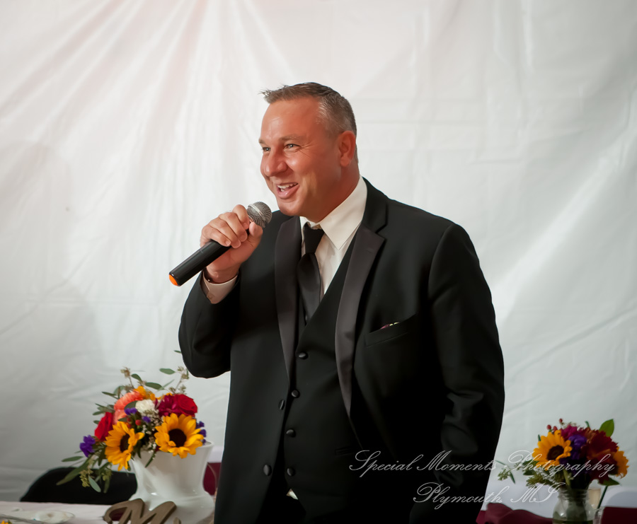 Tiffany & Scott at Camp Agawam Lake Orion MI wedding photography