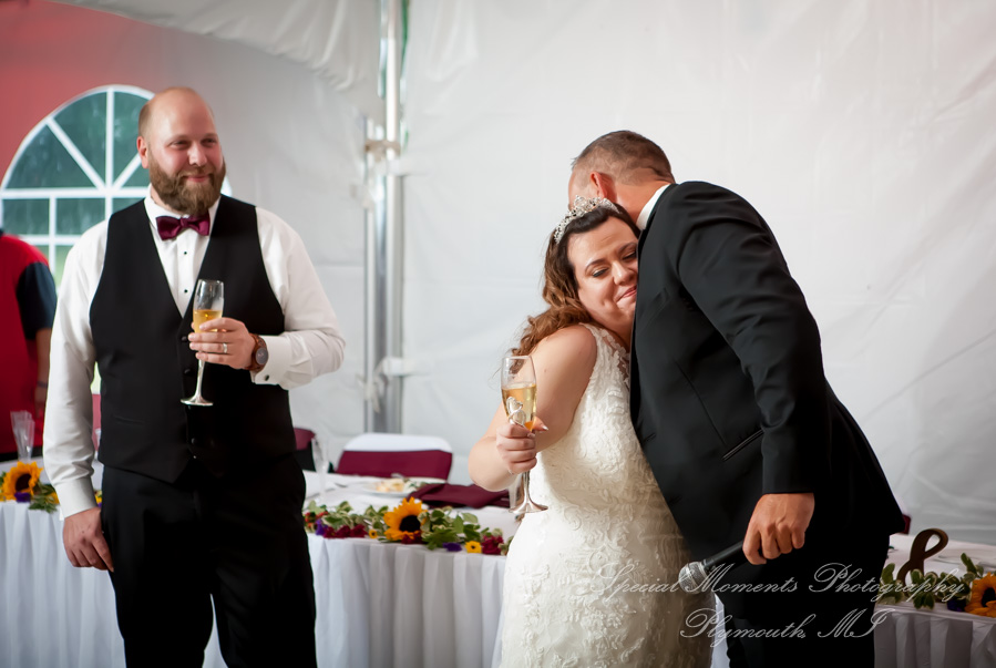 Tiffany & Scott at Camp Agawam Lake Orion MI wedding photography