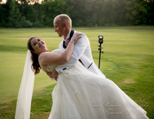 Alyssa & Tyler at Moose Ridge Golf Course South Lyon MI wedding photography