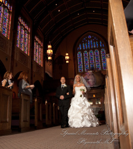 Christopher & Lisa at St. Ambrose Catholic Grosse Pointe Farms MI wedding photography