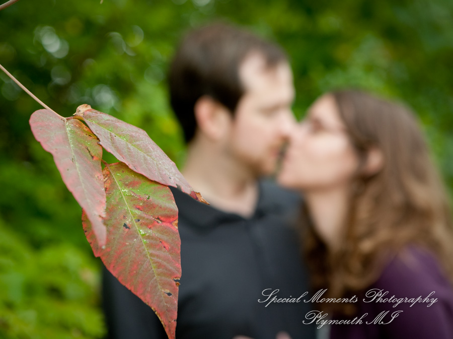 Lindsey & Natt at Wilcox Lake Park Plymouth MI engagement photography