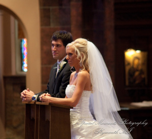 Christopher & Lisa at St. Ambrose Catholic Grosse Pointe Farms MI wedding photography