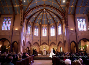 Christopher & Lisa at St. Ambrose Catholic Grosse Pointe Farms MI wedding photography