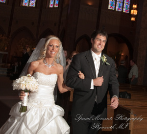 Christopher & Lisa at St. Ambrose Catholic Grosse Pointe Farms MI wedding photography
