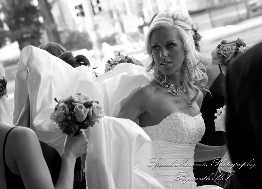 Christopher & Lisa at St. Ambrose Catholic Grosse Pointe Farms MI wedding photography