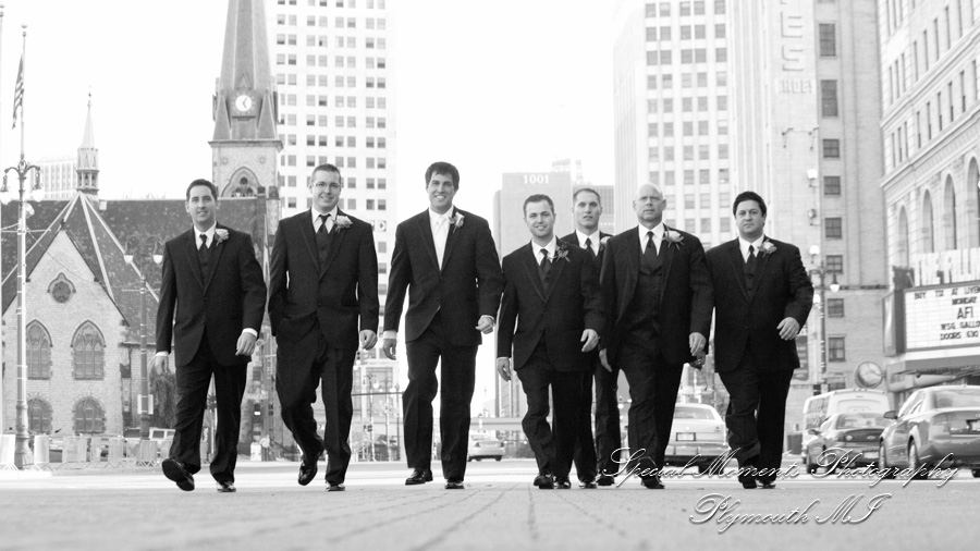 Christopher & Lisa at St. Ambrose Catholic Grosse Pointe Farms MI wedding photography