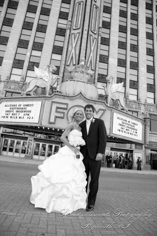 Christopher & Lisa at St. Ambrose Catholic Grosse Pointe Farms MI wedding photography
