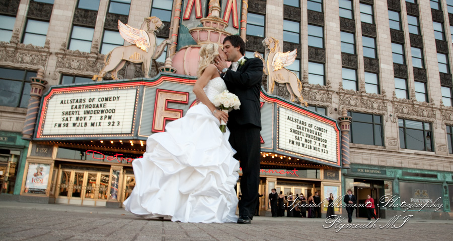 Christopher & Lisa at St. Ambrose Catholic Grosse Pointe Farms MI wedding photography