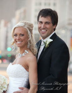 Christopher & Lisa at St. Ambrose Catholic Grosse Pointe Farms MI wedding photography