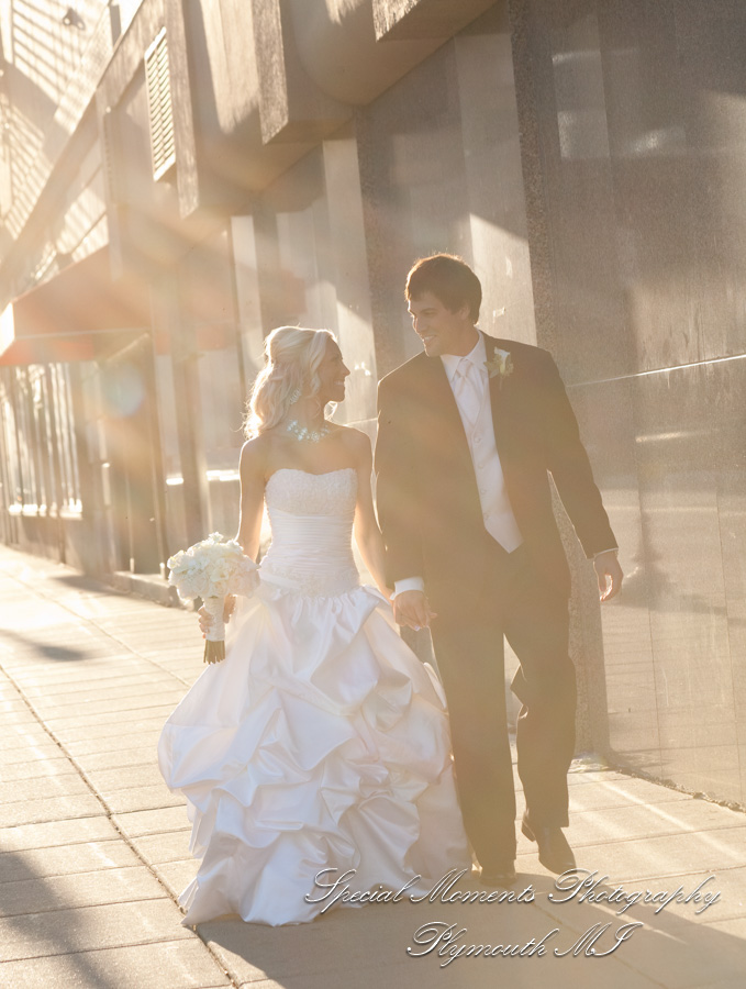 Christopher & Lisa at St. Ambrose Catholic Grosse Pointe Farms MI wedding photography