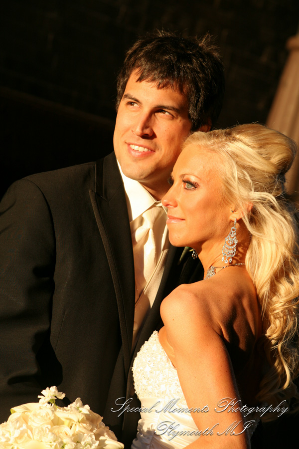 Christopher & Lisa at St. Ambrose Catholic Grosse Pointe Farms MI wedding photography