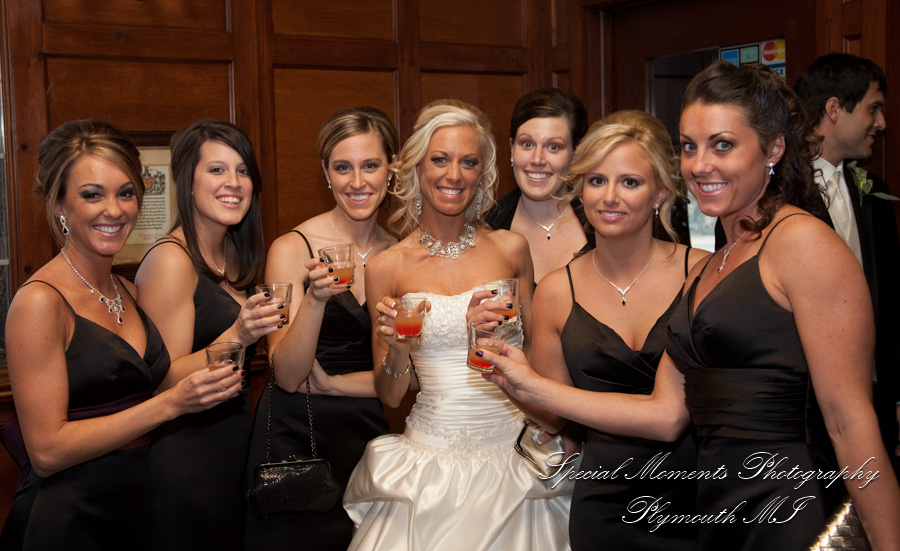 Christopher & Lisa at St. Ambrose Catholic Grosse Pointe Farms MI wedding photography